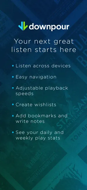 Downpour: Audiobooks iPhone screenshot 6