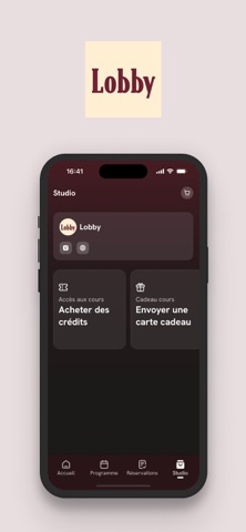 Lobby studio screenshot