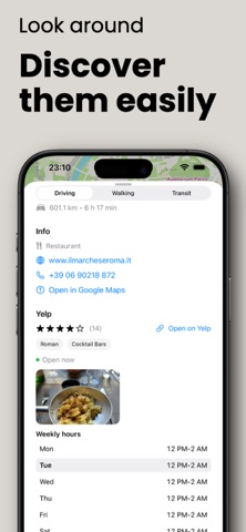 Global Dining Guide iPhone screenshot