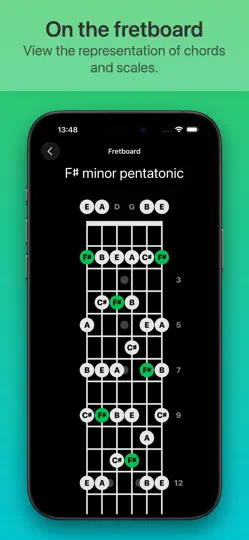 Captura de pantalla de ChordShapes : Guitar Chords en iPhone 5