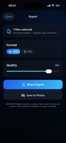 EOS RAW Bridge screenshot