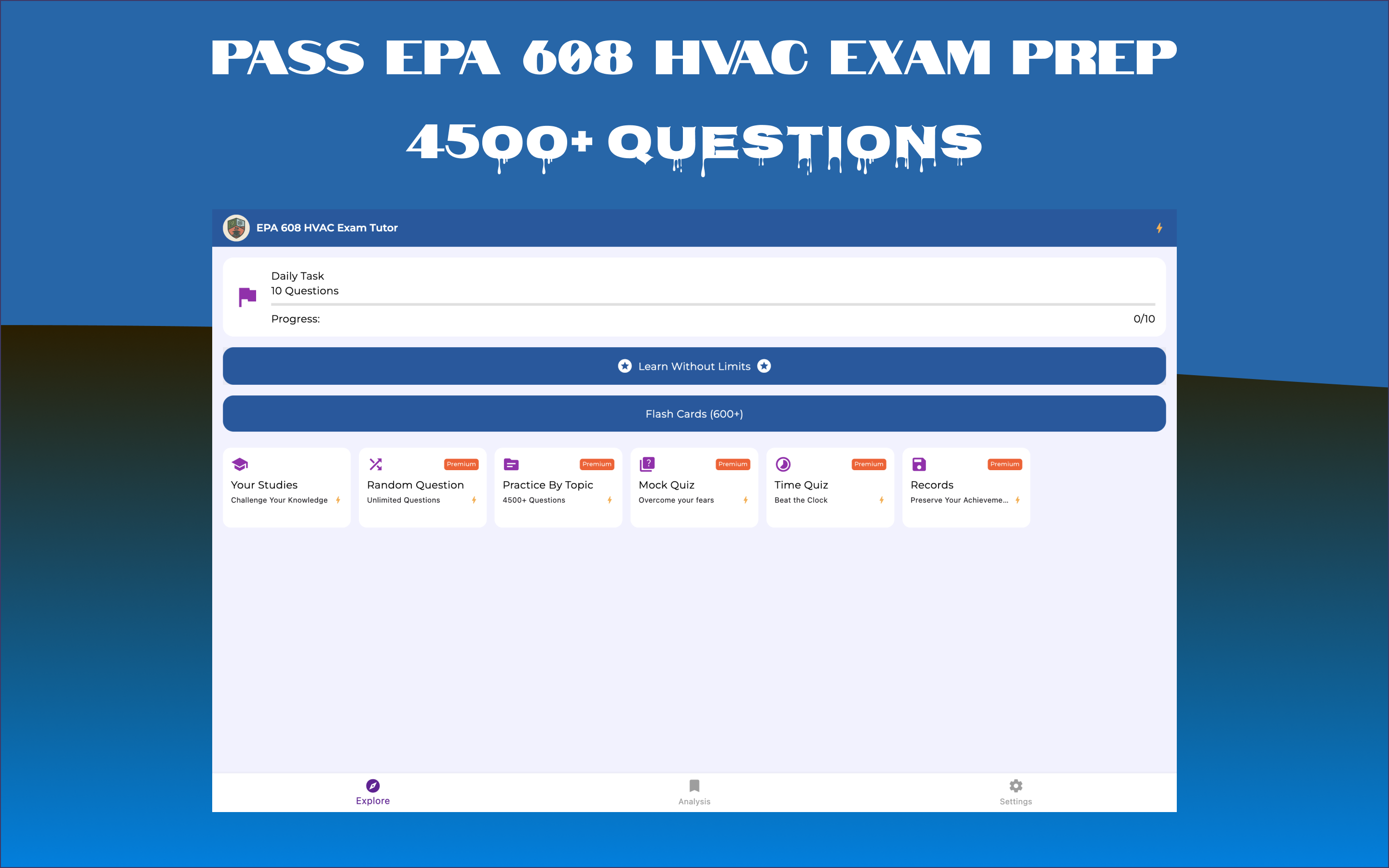 EPA 608 HVAC Test Prep