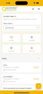 Quickensol Support screenshot 3