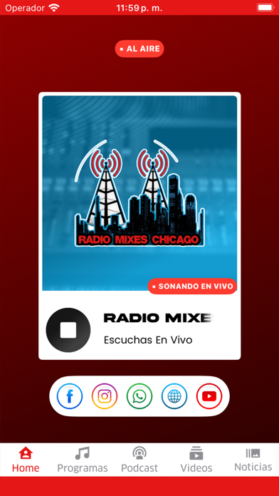 Radio Mixes Chicago Screenshot