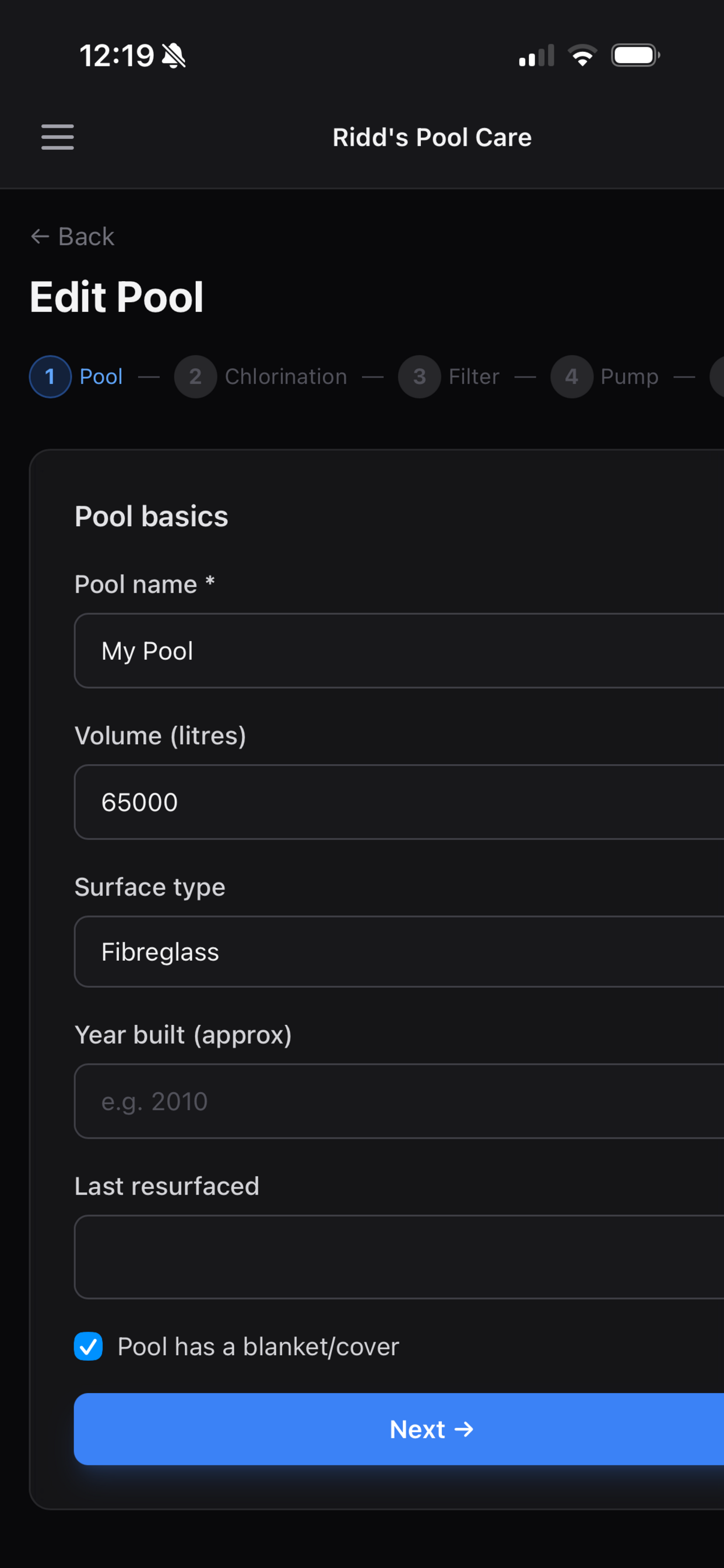 Ridd's Pool Care screenshot 7