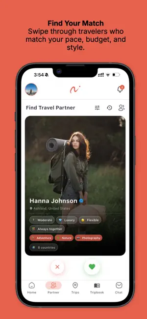 Nomadro - Find Travellers screenshot 1