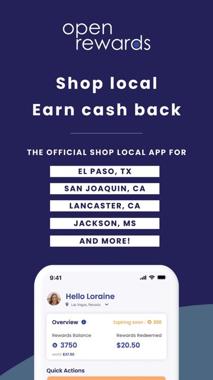 Open Rewards: Shop Local