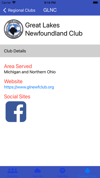 Newfoundland Club of America Screenshot