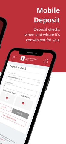 First Responders Credit Union iPhone screenshot