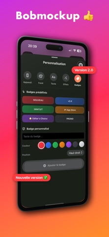 Bobmockup screenshot