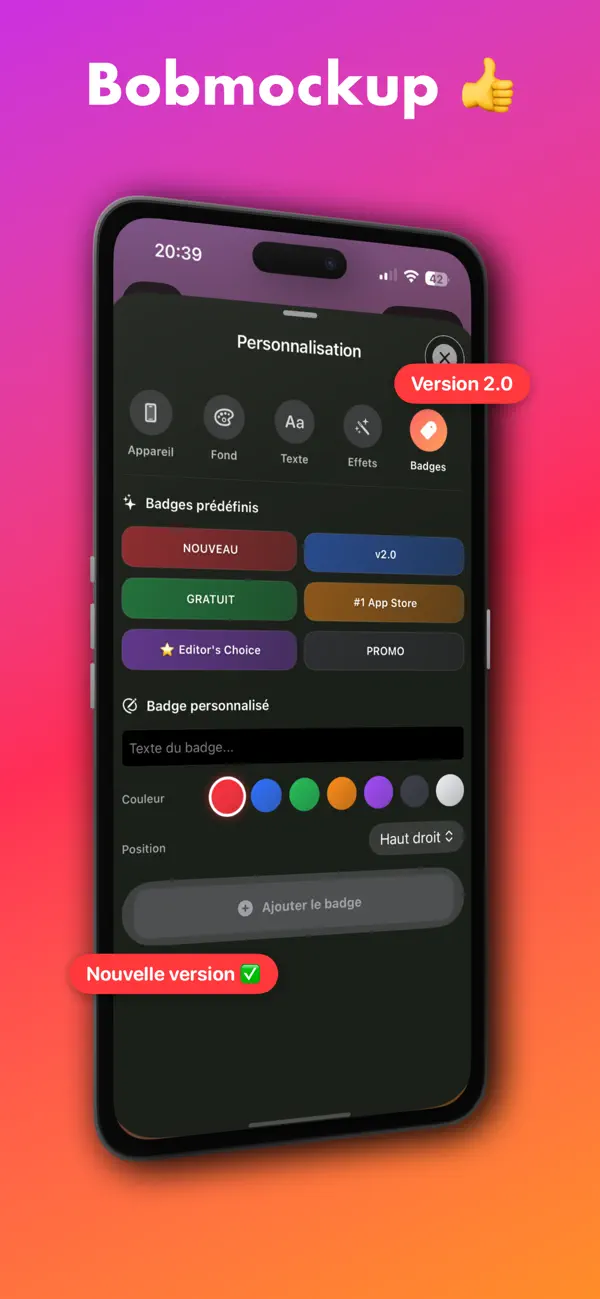 Screenshot #3 pour Bobmockup