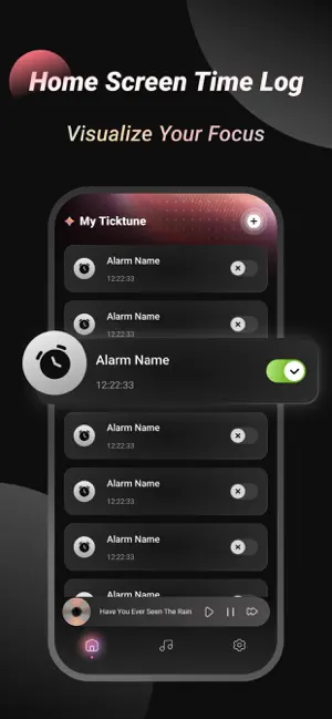 TickTune:Timer with Music iPhone screenshot 2