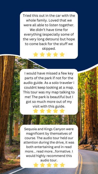 Sequoia National Park GPS Tour Screenshot