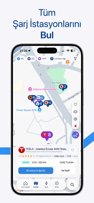 Lixhium: Tüm Şarj İstasyonları iPhone screenshot 2