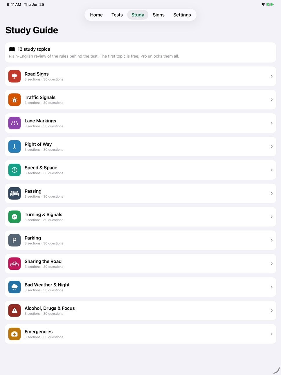 iPad screenshot