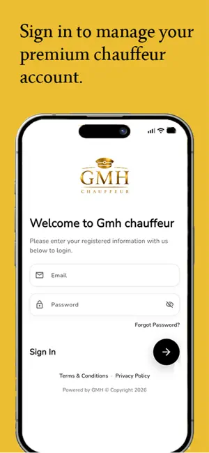 GMH Chauffeur screenshot 1