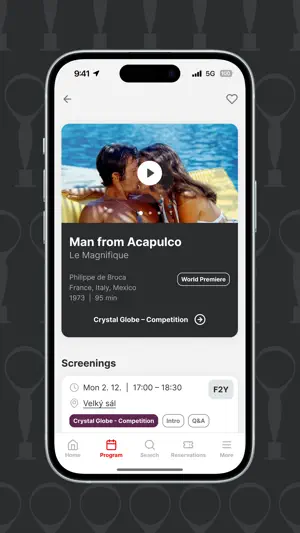 Vodafone KVIFF Guide screenshot 4