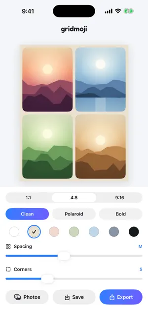 Gridmoji Collage screenshot 2