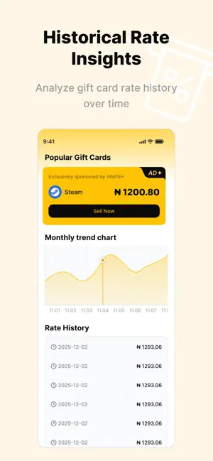 INWISH-Gift Card screenshot 2