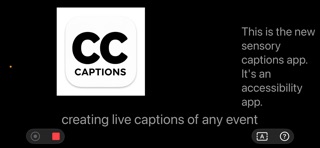 Sensory Captions Screenshot 1 of 2