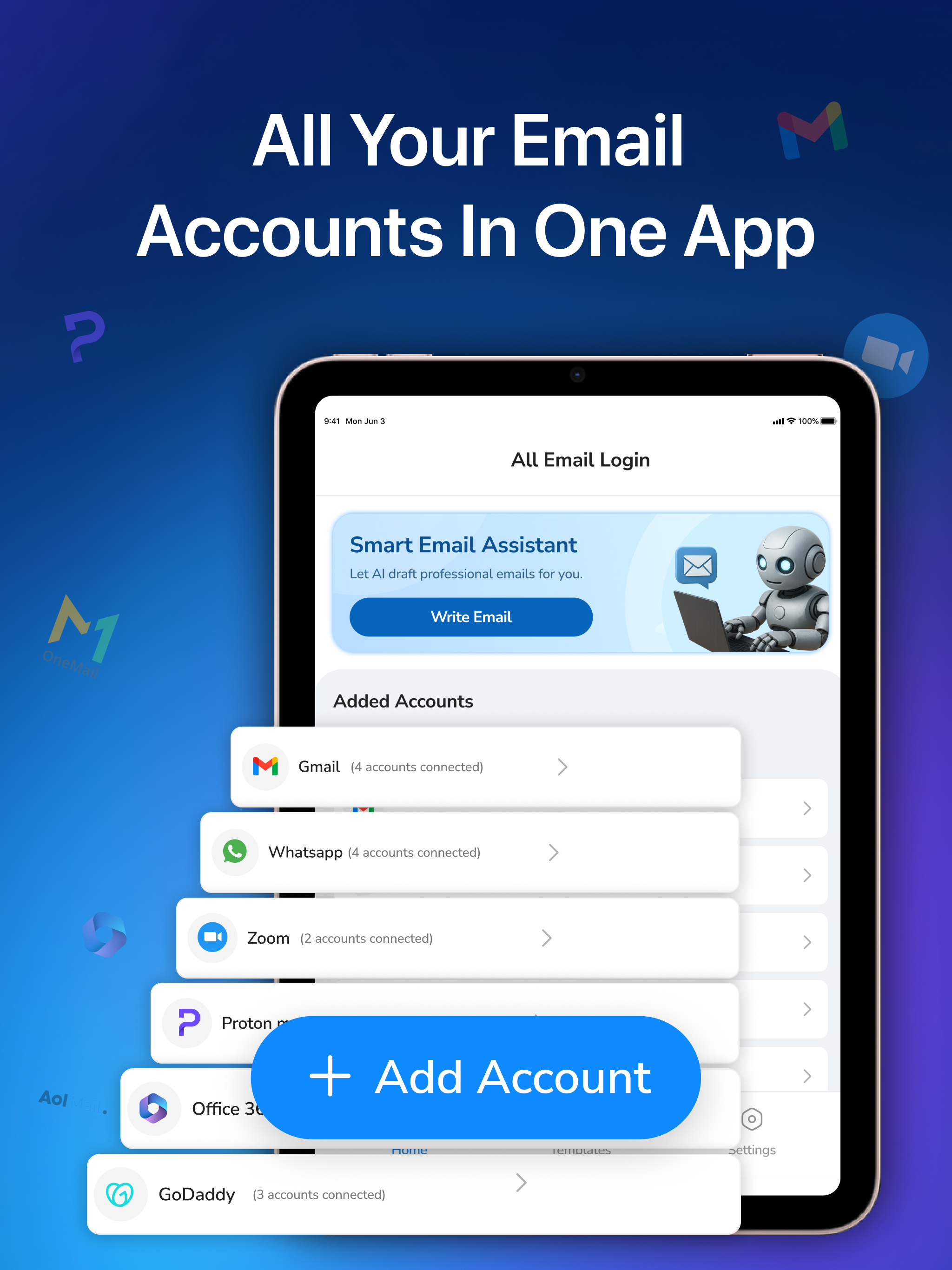 All Email Login - Dual Space