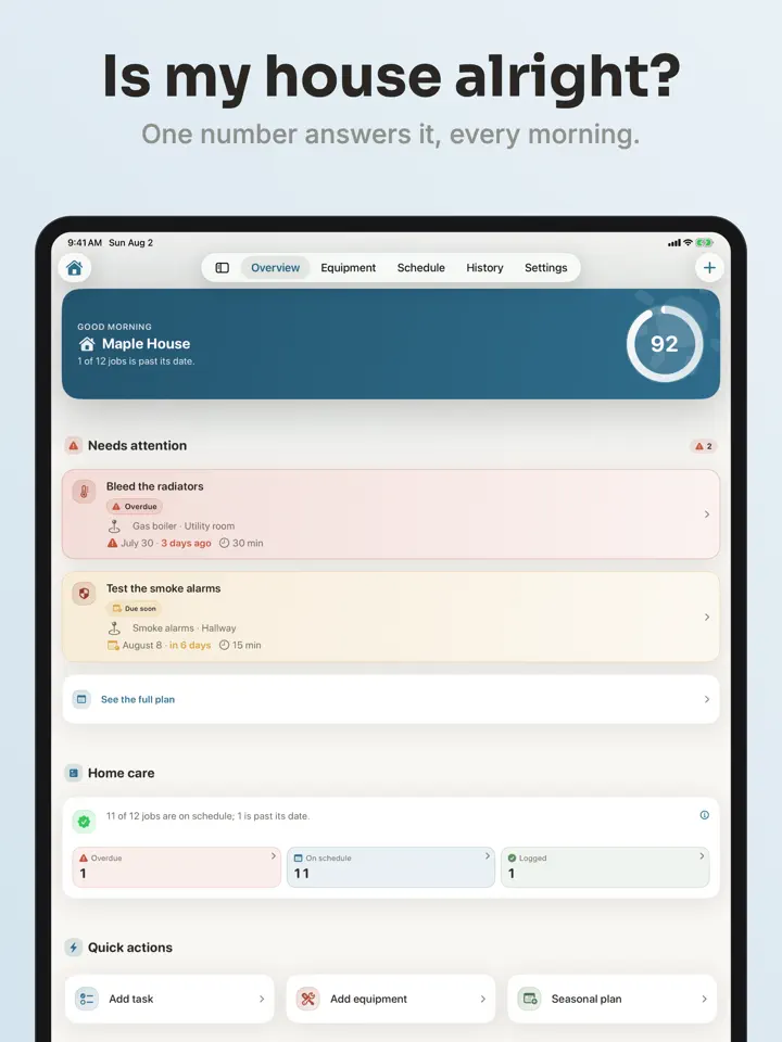 Dwellog on iPad: screenshot 2 of 7