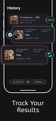 Null AI - Detect AI Media iPhone screenshot