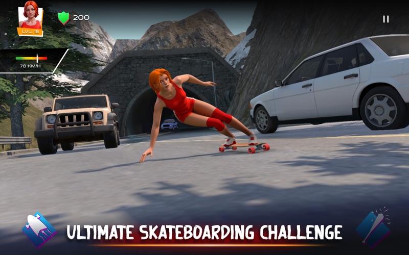 Skateboard Racer: Longboard 3D Screenshot
