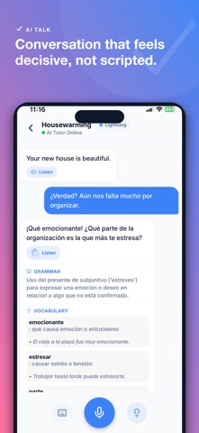 Speak Spanish - NowFluency iPhone screenshot