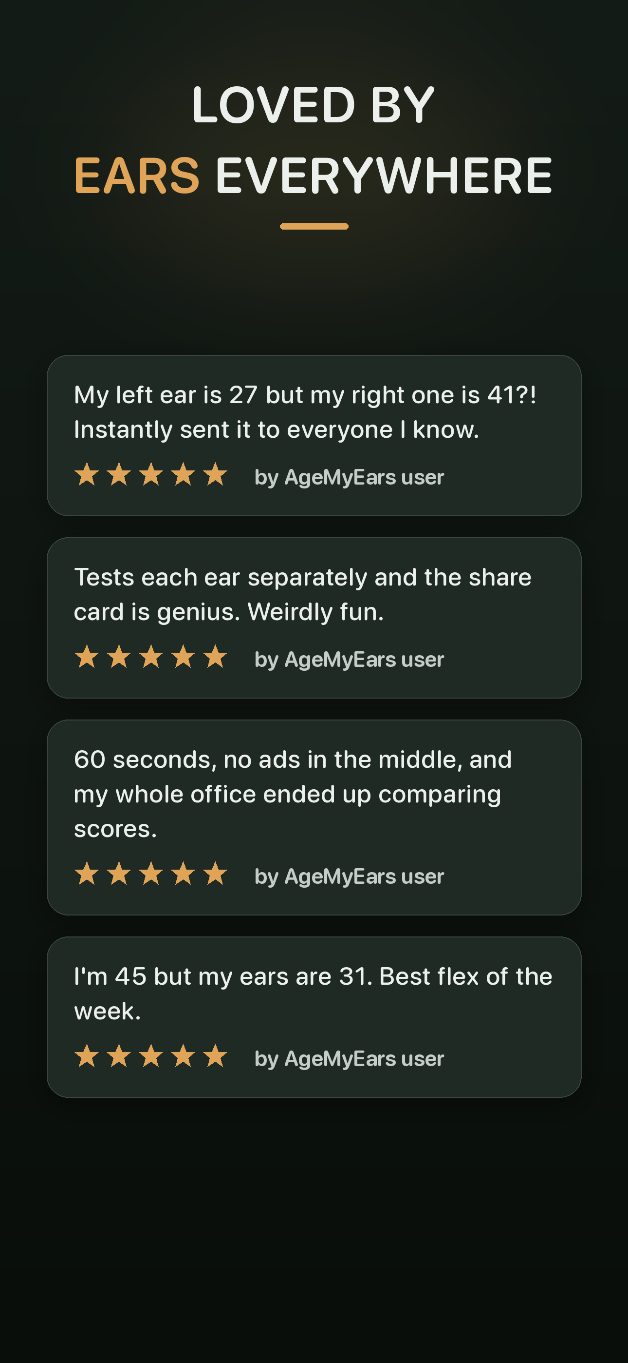 AgeMyEars: Ear Age Test screenshot 7