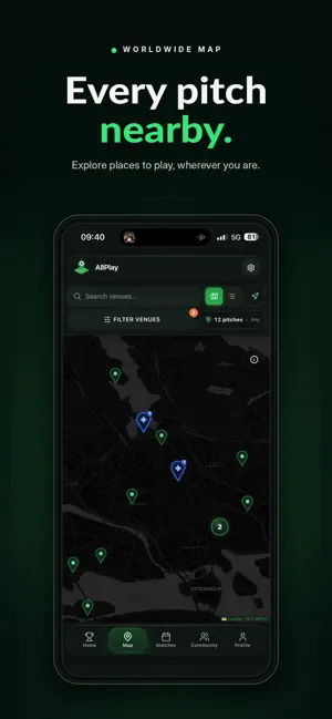 AllPlay: Pick-Up Football iPhone screenshot 2