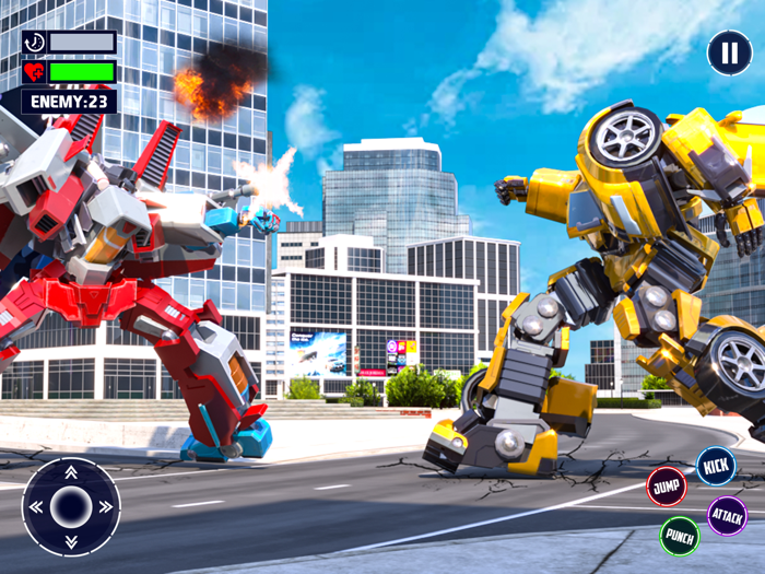 Robot Transform 3d War Games