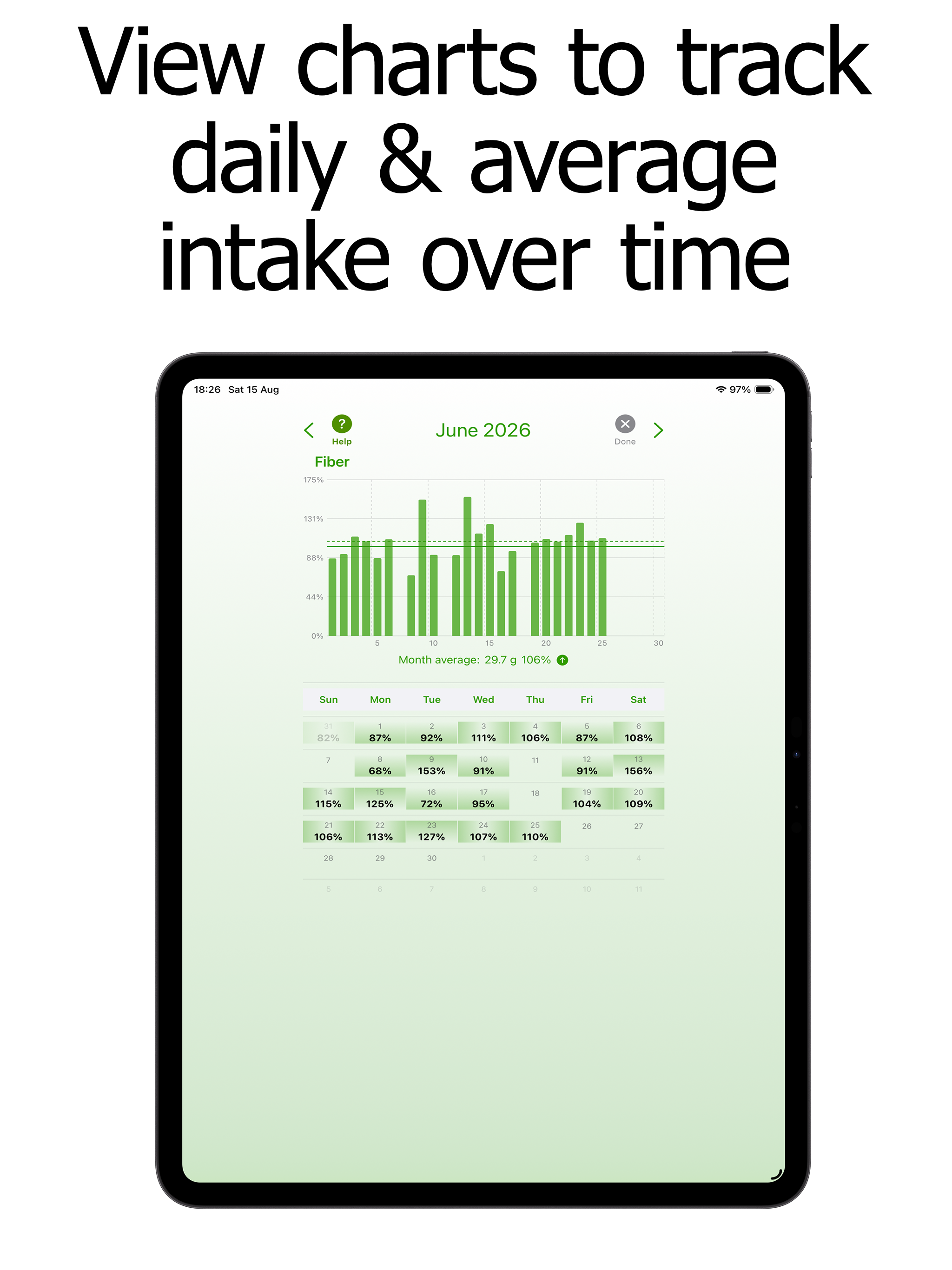 Fiber Counter and Tracker screenshot 14