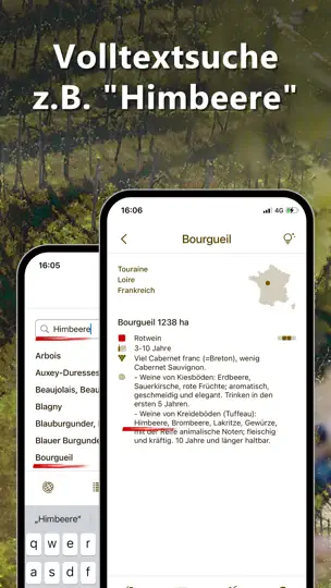Screenshot von Wein & Rebsorten Steckbriefe auf dem iPhone 8