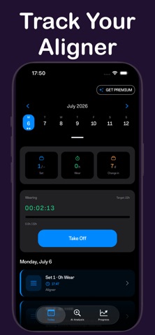 Aligner Progress Tracker iPhone screenshot