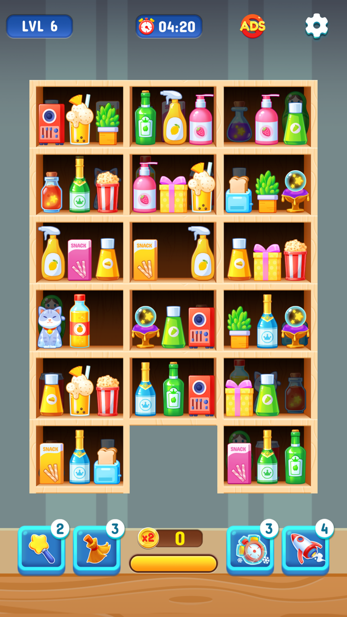 Shelf Sort Puzzle Game