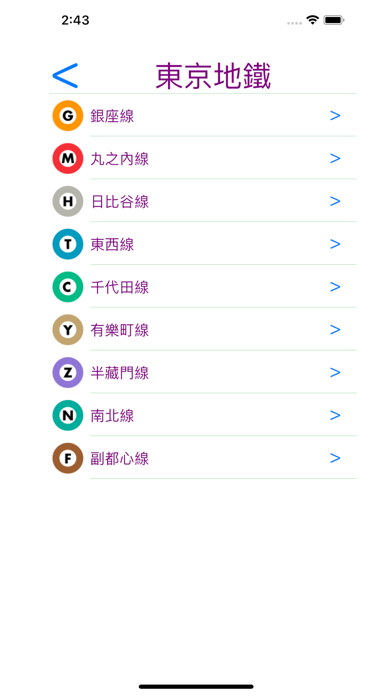 Screenshot #3 pour 東京地鐵出口