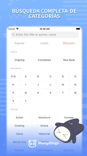 Captura de pantalla de Manga Dogs - Webtoon Reader en iPhone 2