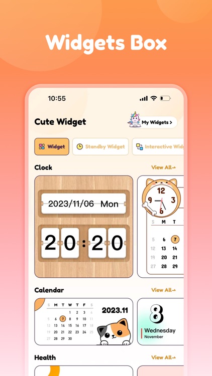 Widgets Box: Theme, Wallpaper