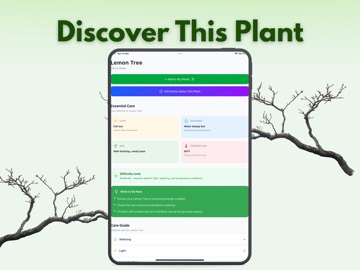 Tree Identifier ID iPad screenshot
