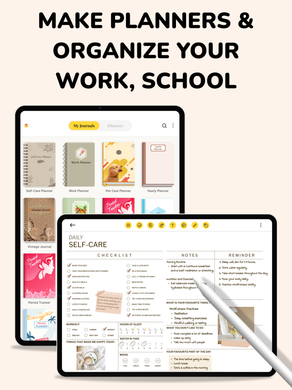Journal: Planner, Notes, PDFs