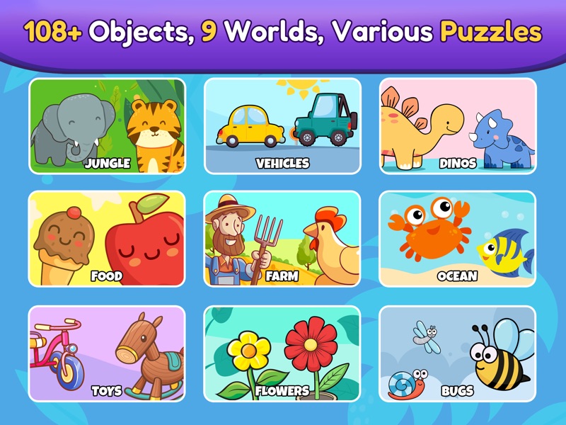 Baby Puzzle Games 2-5 yr kids screenshot 7