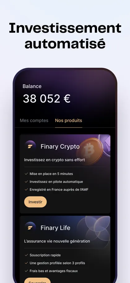 Screenshot 3 di 6 di Finary: Budget & Money Tracker