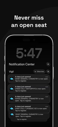 Vigil - Course Notifier screenshot 3
