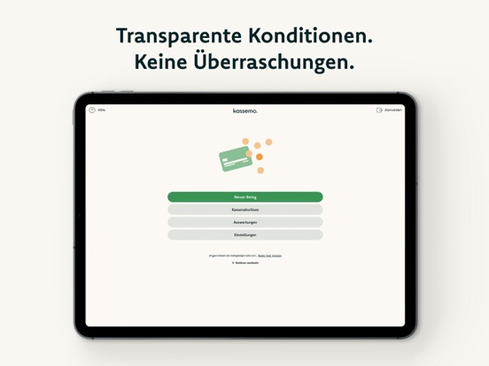 Screenshot #5 pour kassemo Registrierkasse