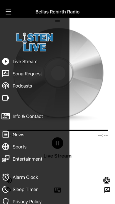 Bellas Rebirth Radio iPhone screenshot 2 - Entertainment app