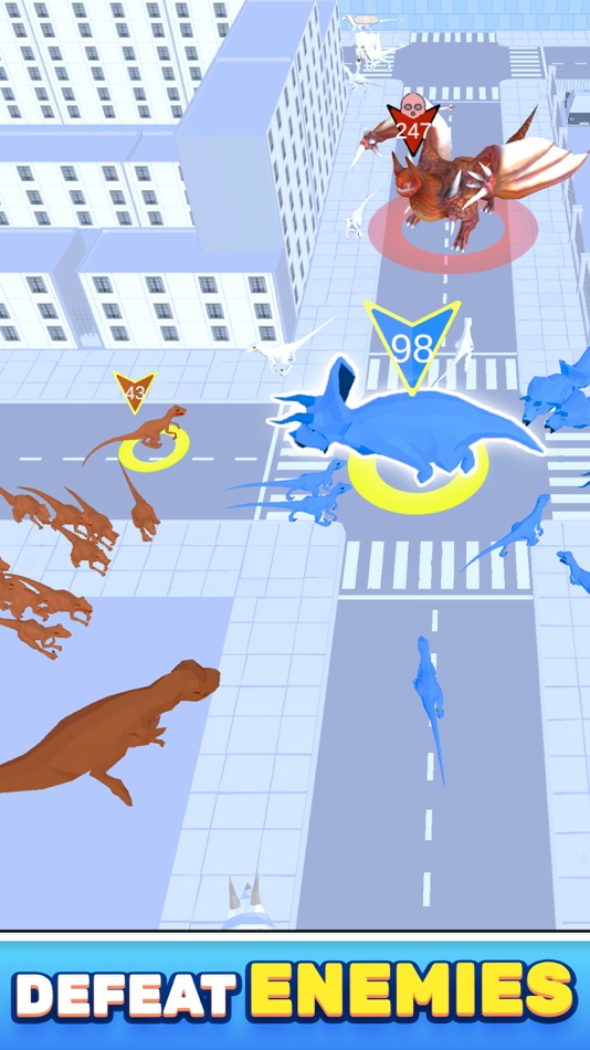 #2. Dino Crowd (iOS) 由: Yso Corp