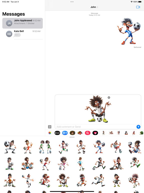 Screenshot #5 pour Goofy Footballer Stickers