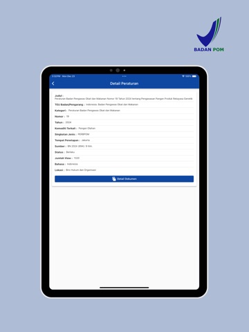 BPOM Mobile iPad screenshot 4