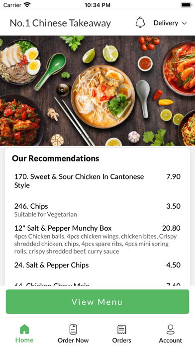 No.1 Chinese Takeaway Screenshot
